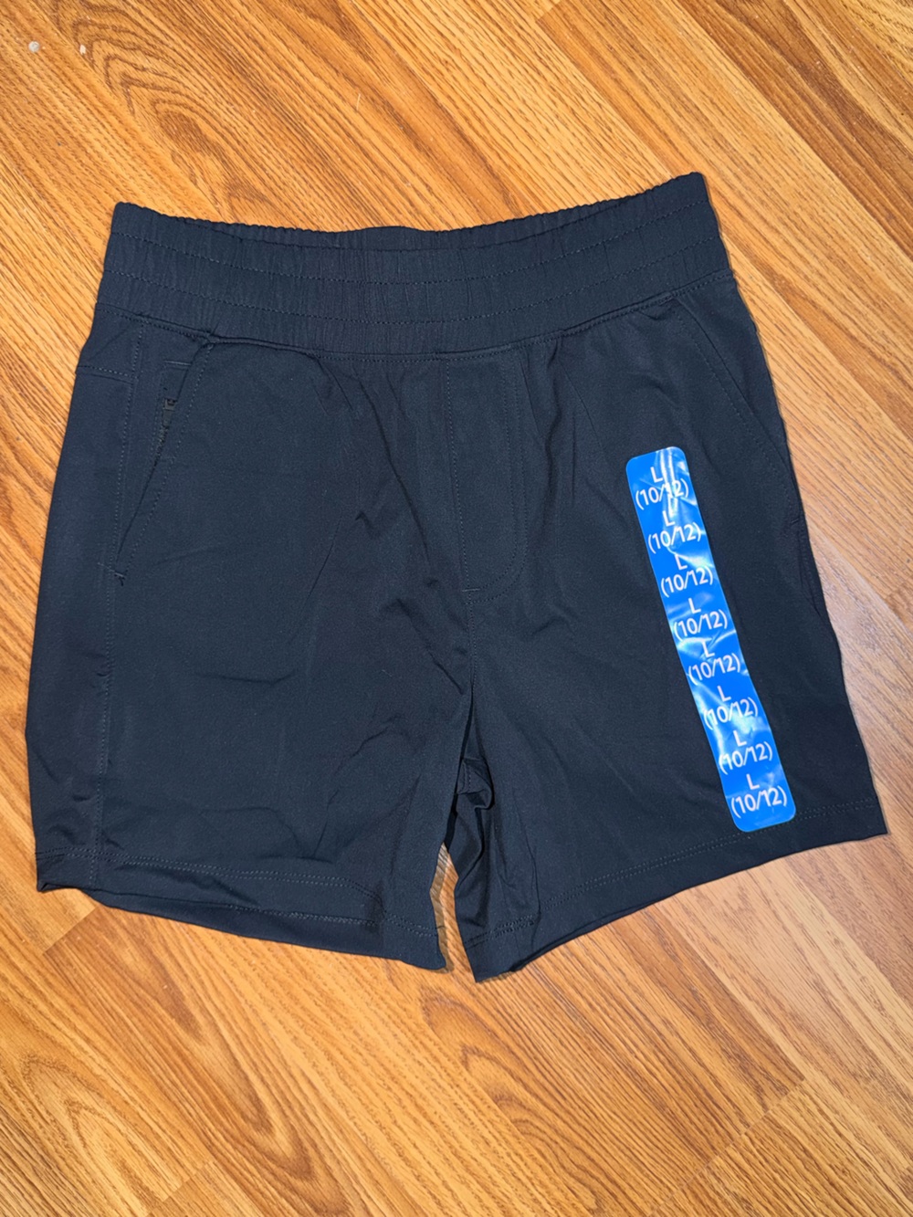 New Youth 10/12 Black Athletic Shorts